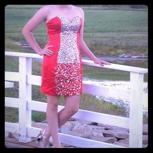 Red Beaded Dress